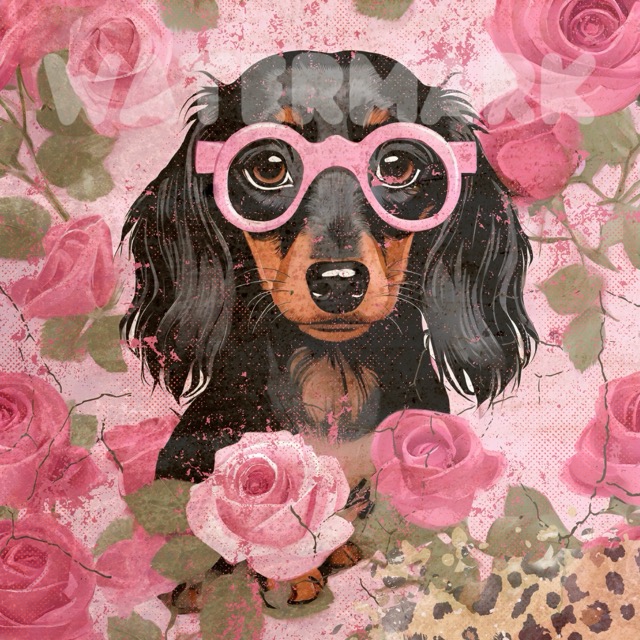 Dachshund Pink