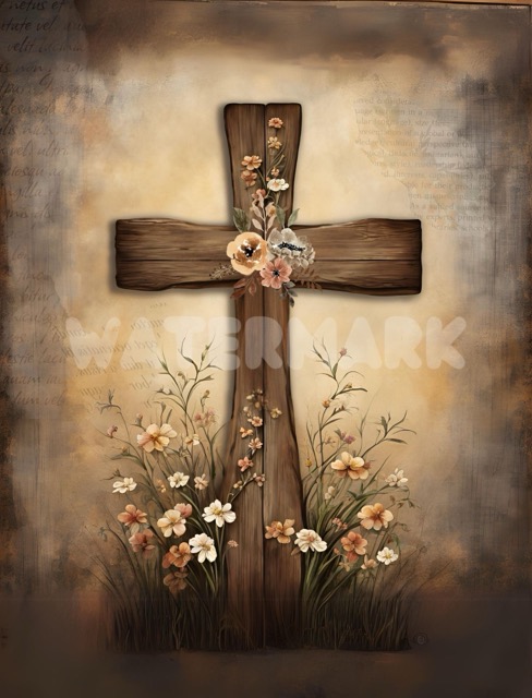 Rustic Peach Cross