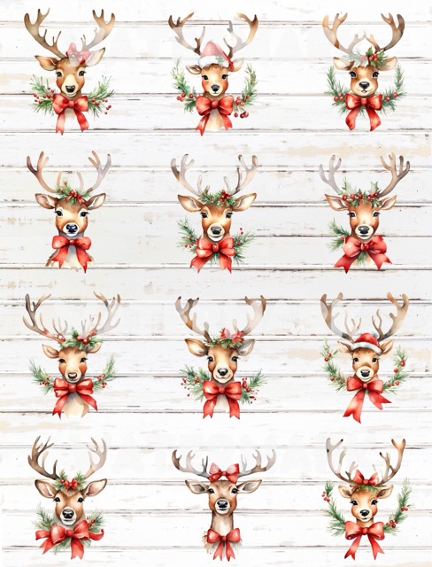 Twelve Reindeer