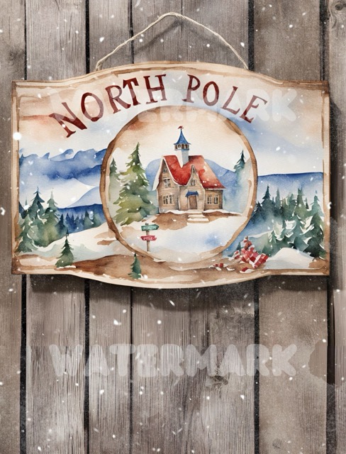 North Pole Sign