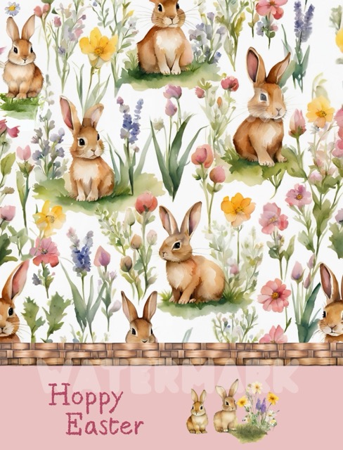 Bunnies & Flowers