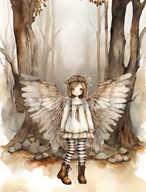 Rustic Woodlands Angel