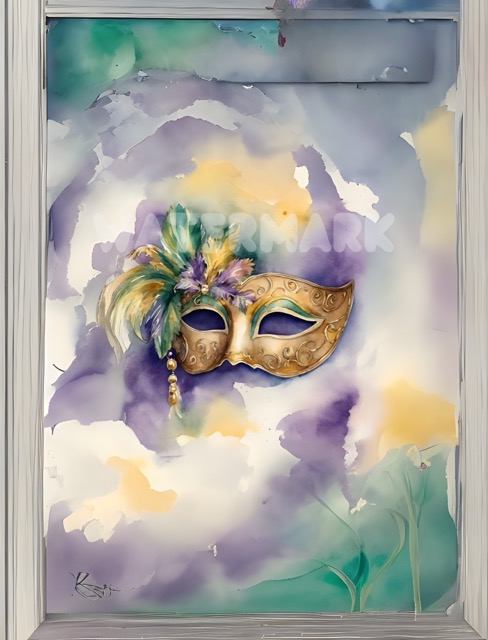 Mardi Gras Mask 1