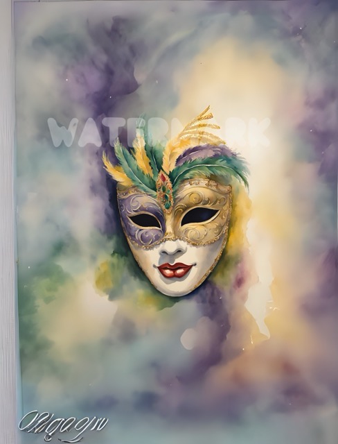 Mardi Gras Mask 2