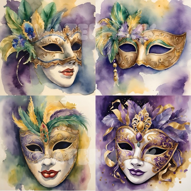 Mardi Gras Masks